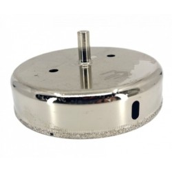 Carota diamantata WETDrill 120mm - gaurire cu apa pt. portelan, faianta, gresie etc. - Profesional Standard. - DXDY.WETDrill.120