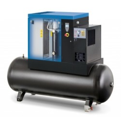 Compresor de aer profesional cu surub - 15 kW, 1680 L/min, 10 bari - Rezervor 500 Litri - ABAC-SPINN-15E-500L-10bar