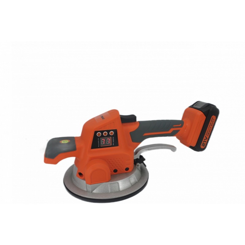 Vibrator profesional 21V HEAVY DUTY cu ventuza ⌀200mm si variator de turatii digital pt. placi ceramice - CNO-VP21