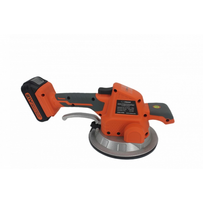 Vibrator profesional 21V HEAVY DUTY cu ventuza ⌀200mm si variator de turatii digital pt. placi ceramice - CNO-VP21