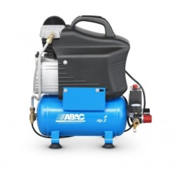 Compresor de aer cu piston - 1.5 kW, 220 L/min, 8 bari - Rezervor 6 Litri - ABAC-START-L20