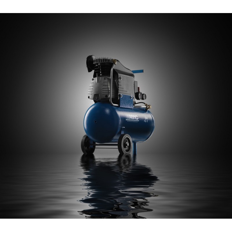 Compresor de aer cu piston - 1.5 kW, 220 L/min, 10 bari - Rezervor 24 Litri - ABAC-POLE-POSITION-L20