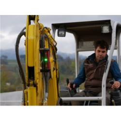 Pachet Receptor semnal pentru utilaje 360° LMR360R (868 MHz) - prindere magnetica si afișaj de la distanță LMD360R, Leica-600335