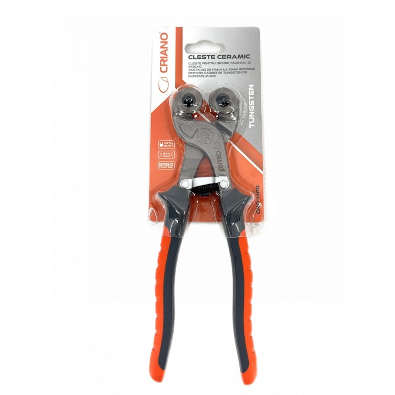 Cleste pentru gresie, faianta si mosaic HEAVY DUTY cu rotite din carbura de tungsten (vidia) - CNO-TN10