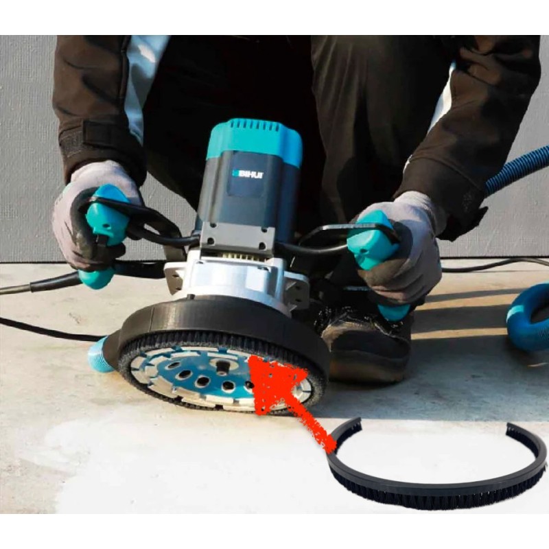 Perie protectie praf de schimb pentru Slefuitorul de Beton BIHUI-CG1900 - BIHUI-CG1900-25