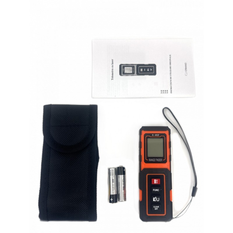 Telemetru Laser Compact 40m, CRIANO X40 - CNO-TELE.X40