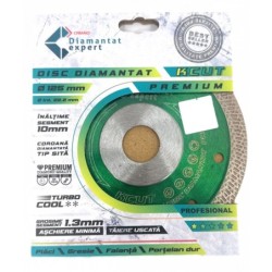 Disc DiamantatExpert KCUT pt. Portelan dur, Placi dure, Ceramica dura, 125x22.2 (mm) Premium - DXDY.KCUT.125