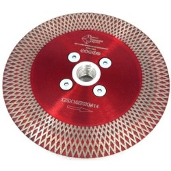 Disc DiamantatExpert pt. taiere si slefuire - Gresie si Placi dure 125x1.8 (mm) xM14, Premium - DXDY.CNG-PP.125.M14