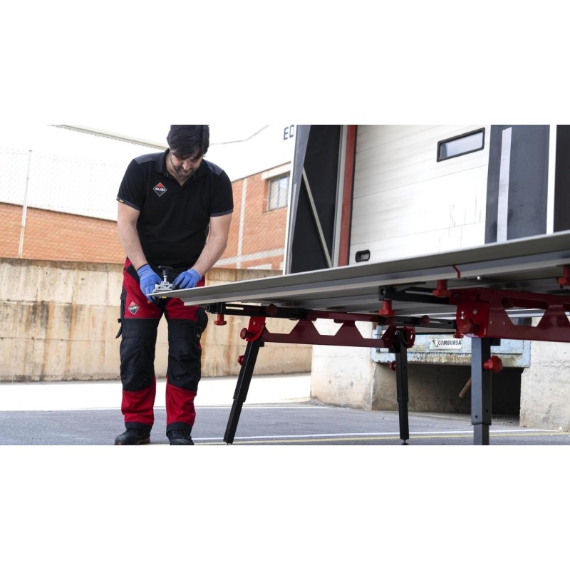 Masa de lucru SLAB VERSA-TILE pt. placi ceramice de dimensiuni mari, 110-155cm, 260kg - RUBI-18984