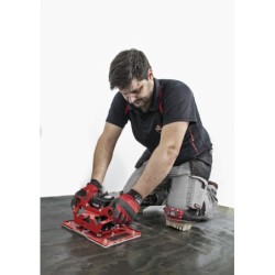 Masina de vibrat si nivelat placi, TRILLER cu acumulator CAS LIHD 12V 4AH - RUBI-10971