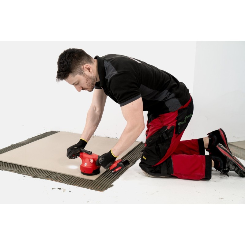 Vibrator cu ventuza pt. placi ceramice, QUAKE (fara acumulator inclus), sarcina max. 50kg - RUBI-60953