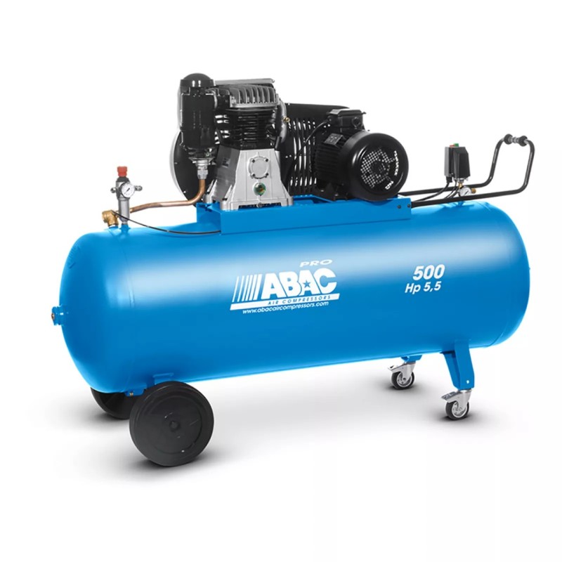 Compresor de aer cu piston - 4 kW, 660 L/min, 11 bari - Rezervor 500 Litri - ABAC-PRO-B6000-500-CT5.5 Compresor de aer cu piston - 4 kW, 660 L/min, 11 bari - Rezervor 500 Litri - ABAC-PRO-B6000-500-CT5.5