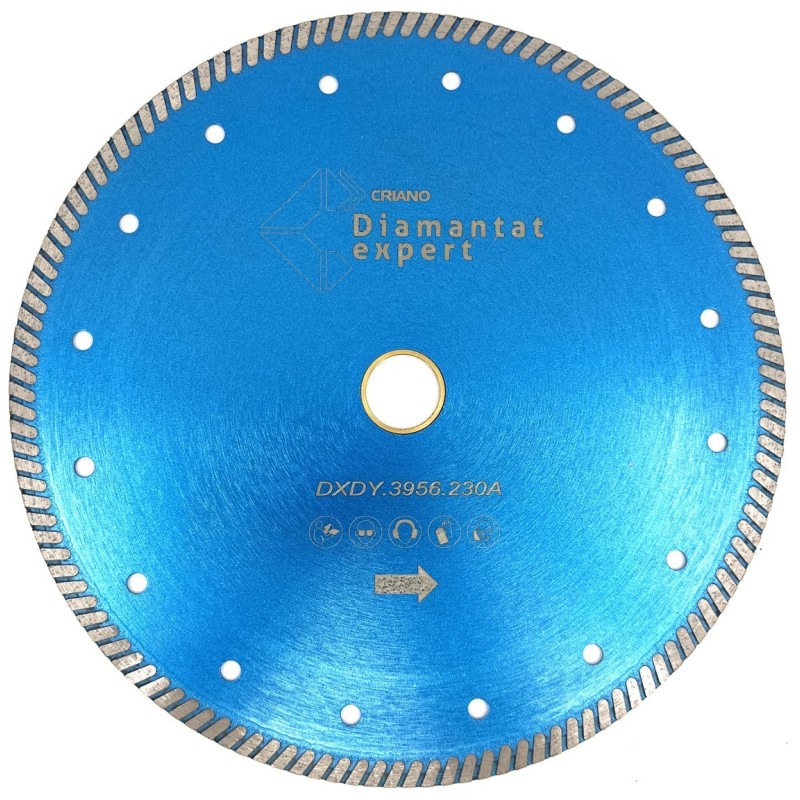 Disc DiamantatExpert pt. Gresie ft. dura portelanata, Granit - Turbo 300x30mm (cu inel reductor de 25,4mm) Premium - DXDY.3956.3