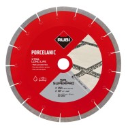 Disc diamantat pt. Ceramica dura, portelan gros >2cm pt. terase, 250x25.4 (mm), SPL 250 EXT SuperPro - RUBI-40910