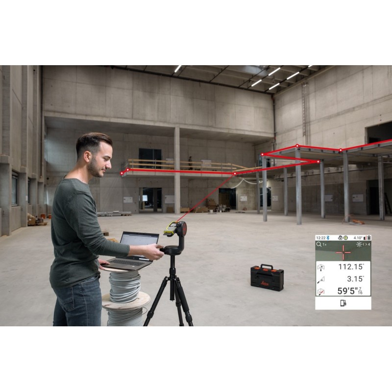 Telemetru Laser 250m Avansat, Disto X6 - Leica-950909