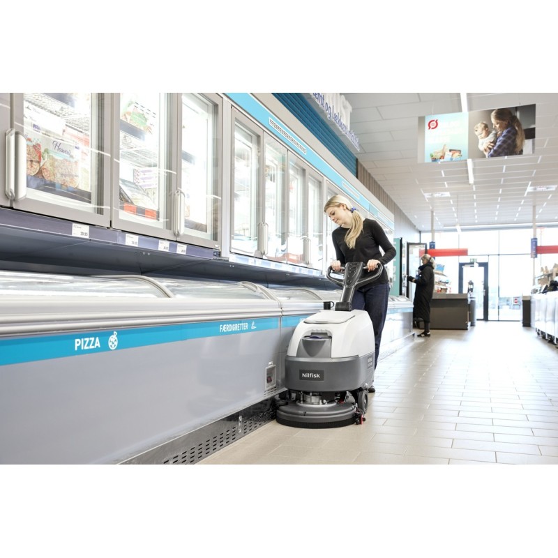 Masina de spalat / aspirat pardoseli SC370 43B - 432mm, 25 litri - Nilfisk-50000627