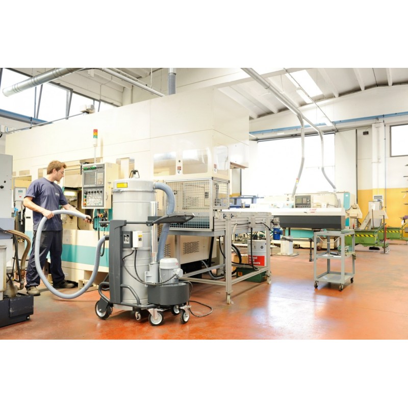 Aspirator Industrial Umed/Uscat, kit curatenie industriala, T30S L100 - 3kW, 100litri - Nilfisk-4030600383