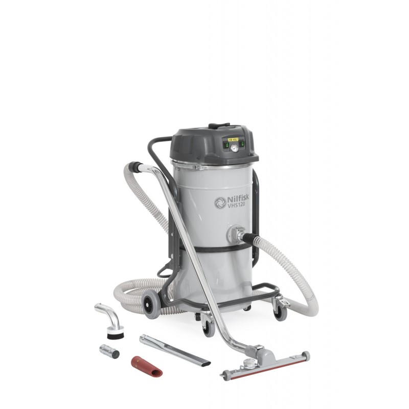 Aspirator Industrial Umed/Uscat, kit curatenie industriala, VHS 120 ALL-IN-ONE - 2kW, 37litri - Nilfisk-4012300068 Aspirator Industrial Umed/Uscat, kit curatenie industriala, VHS 120 ALL-IN-ONE - 2kW, 37litri - Nilfisk-4012300068