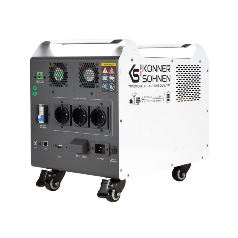 Statie de incarcare portabila de energie solara, UPS, PowerBank - 1792Wh, 2000W - KS-2000PS