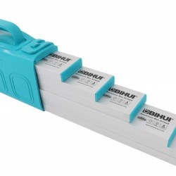 Set dreptare din aluminiu pentru nivelat - 6buc., 45-180cm - BIHUI-TASES6