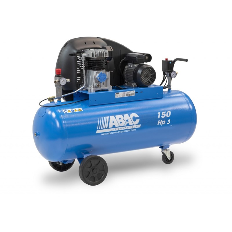 Compresor de aer cu piston gama EXtensive - 2.2 kW, 320 L/min, 10 bari - Rezervor 150 Litri - ABAC-EXT-A29B-150-CM3-4116028502 Compresor de aer cu piston gama EXtensive - 2.2 kW, 320 L/min, 10 bari - Rezervor 150 Litri - ABAC-EXT-A29B-150-CM3-4116028502