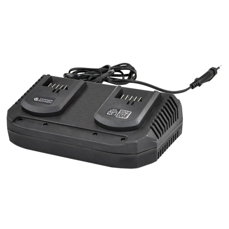 Incarcator rapid cu două porturi pentru acumulator litiu 20V - Konner & Sohnen - KS C35A-2