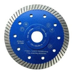 Disc DiamantatExpert pt. Gresie ft. dura, Portelan dur, Granit - Turbo 125x22.2 (mm) Super Premium - DXDH.3927.125