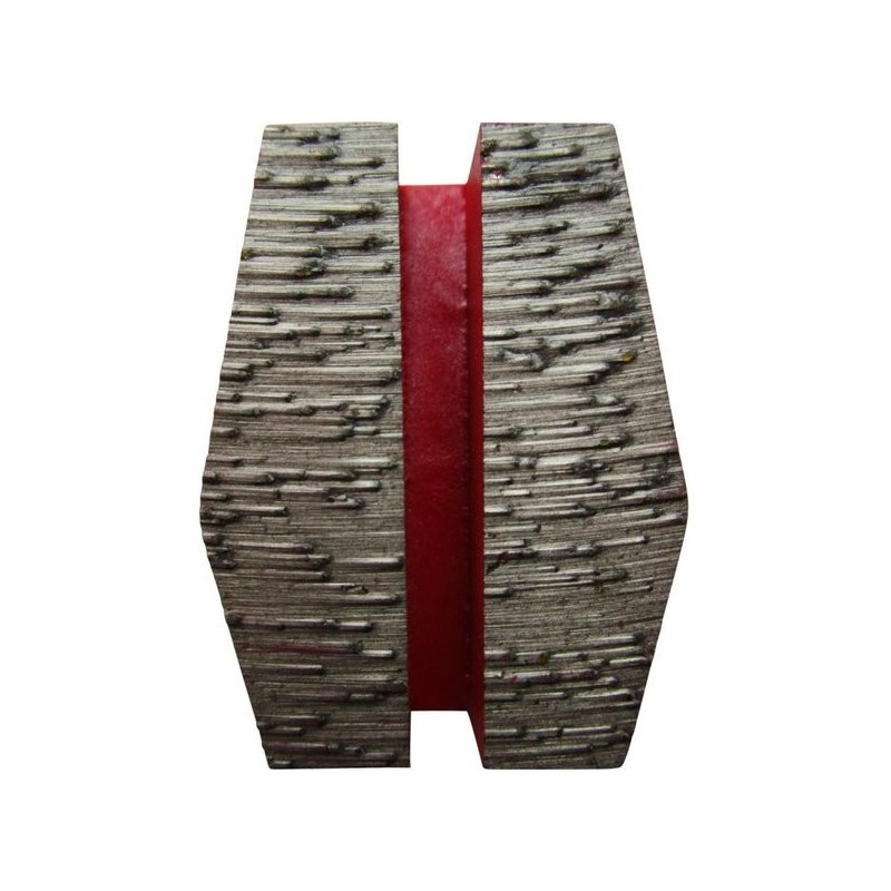 Placa cu segmenti diamantati pt. slefuire pardoseli - segmenti duri (rosu) - # 40 - Schwamborn - DXDH.8515.11.24