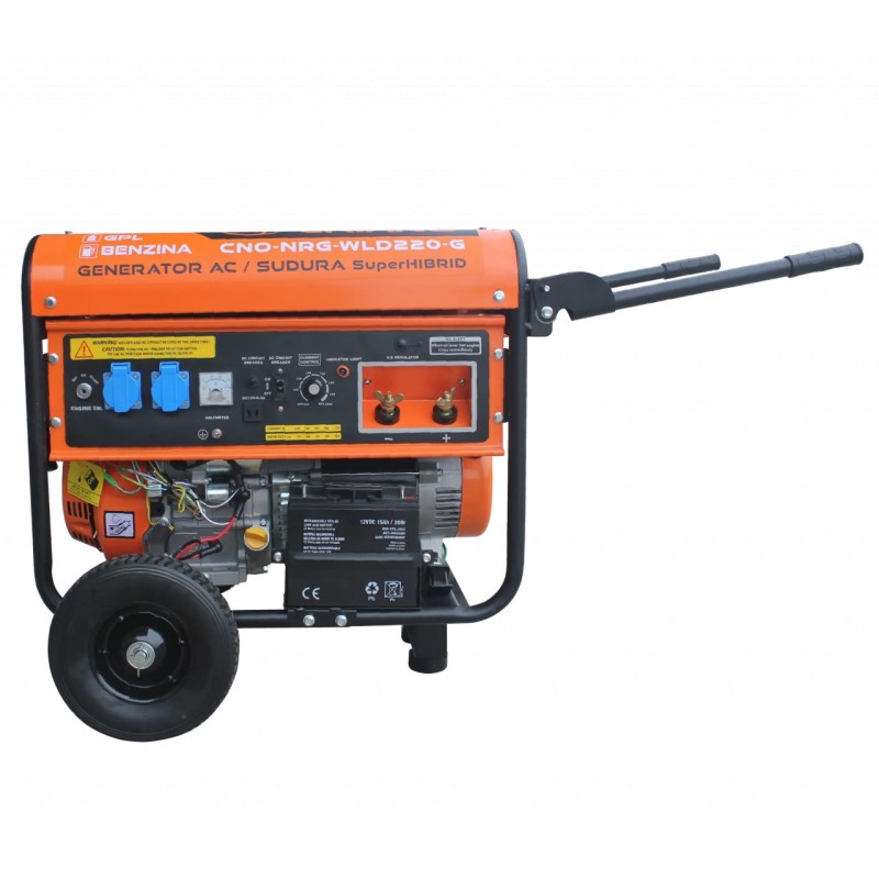 SH - RESIGILAT - Generator de sudura si curent 5.5 kW 220A MMA - CRIANO - CNO-NRG-WLD220G