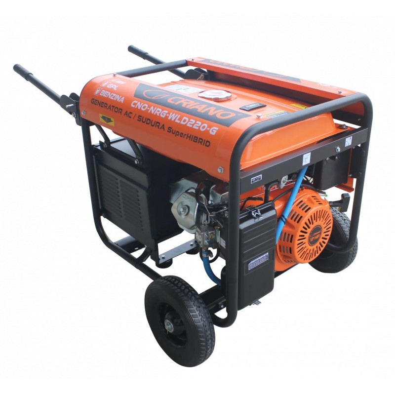 SH - RESIGILAT - Generator de sudura si curent 5.5 kW 220A MMA - CRIANO - CNO-NRG-WLD220G