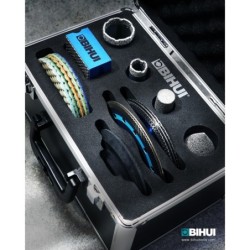 SET 16 unelte diamantate profesionale pt. meseriasi - carote, discuri, freze si accesorii in valiza - BIHUI-DBDFS16