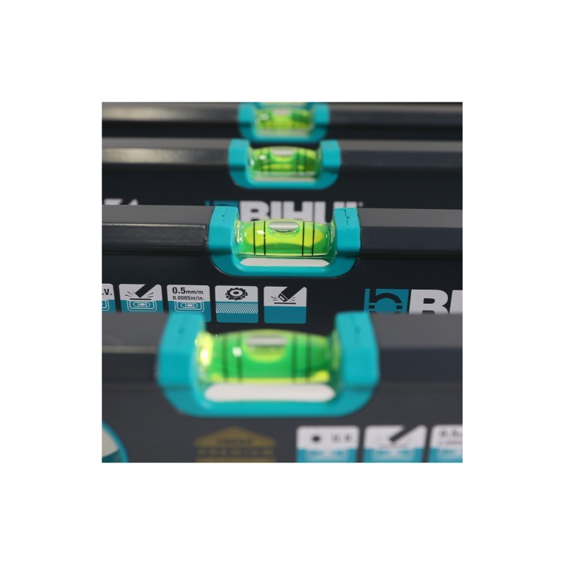 Boloboc (nivela cu bula) din aluminiu, 60cm - BIHUI-TSL060