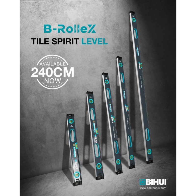 Boloboc (nivela cu bula) din aluminiu, 120cm - BIHUI-TSL120