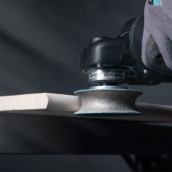 Freza diamantata pentru profilare granit, marmura, gresie Profil Semicerc exterior, R-10mm, ∅75x22,23mm - BIHUI-DGW310