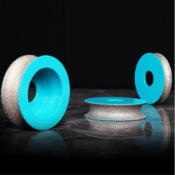 Freza diamantata pentru profilare granit, marmura, gresie Profil Semicerc exterior, R-20mm, ∅75x22,23mm - BIHUI-DGW320