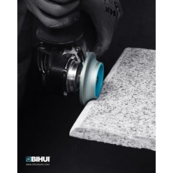 Freza diamantata pentru profilare granit, marmura, gresie Profil Semirotund , R-10mm, ∅75x22,23mm - BIHUI-DGV310