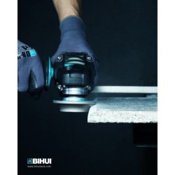 Freza diamantata pentru profilare granit, marmura, gresie Profil Semirotund , R-10mm, ∅75x22,23mm - BIHUI-DGV310