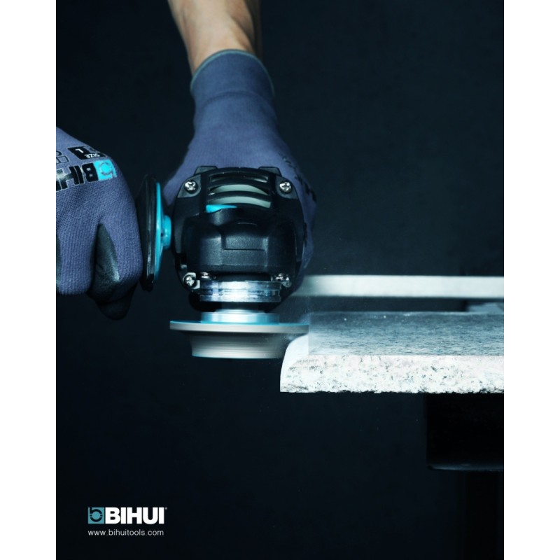 Freza diamantata pentru profilare granit, marmura, gresie Profil Semirotund , R-10mm, ∅75x22,23mm - BIHUI-DGV310