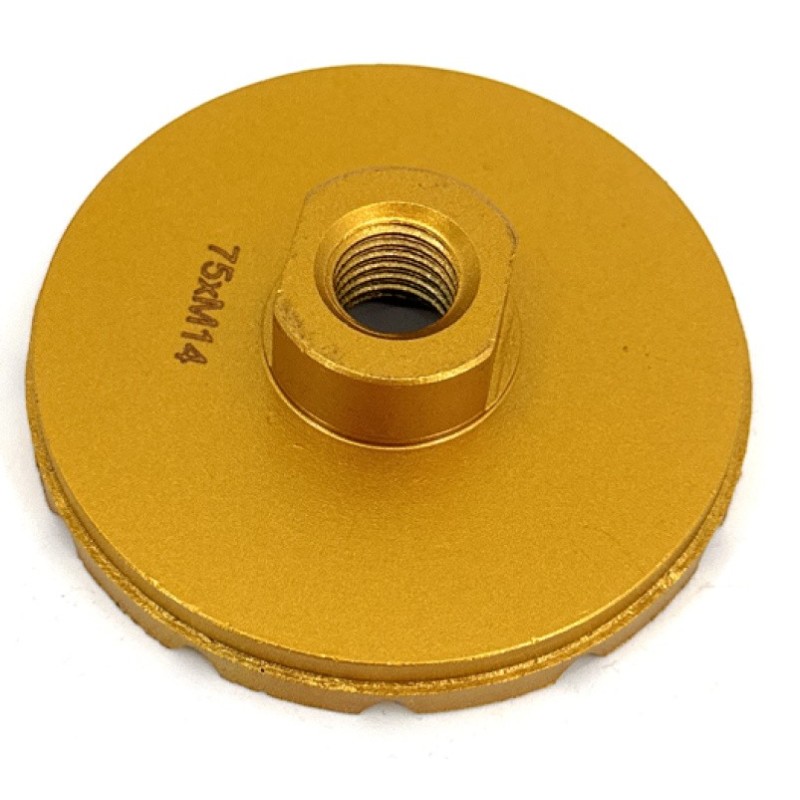 Cupa diamantata, segment TURBO - Granit/Piatra/Marmura/Beton 75mm Premium - DXDY.PTGC.75