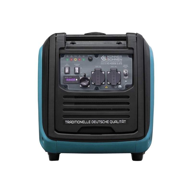 Generator de curent 4 kW inverter - benzina - insonorizat - Konner & Sohnen - KS-4000iE-S-ATS
