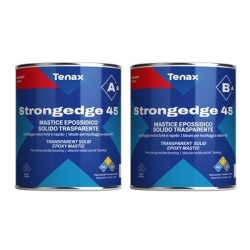 Adeziv / mastic epoxy solid transparent, pt. ceramica, piatra naturala si quartz - Tenax StrongEdge 45 part B, 0,5kg