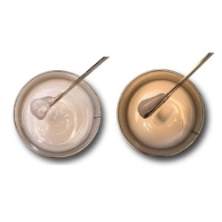 Adeziv / mastic epoxy solid extra-transparent, pt. ceramica, piatra naturala si quartz - Tenax Eliox part B, 0.75kg