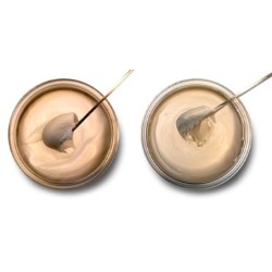 Adeziv / mastic epoxy solid colorat, pt. ceramica, piatra naturala si quartz - Tenax Fixtop part A+B, 1kg