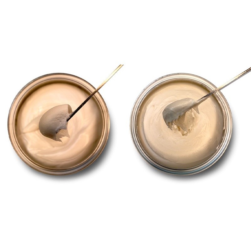 Adeziv / mastic epoxy solid colorat, pt. ceramica, piatra naturala si quartz - Tenax Fixtop part A+B, 1kg