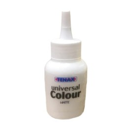 Pasta de colorare alba Tenax, pt. adeziv universal - tub 75ml