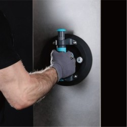 Ventuza Heavy Duty cu vacuum pt. placi texturate - Ø200mm, 140kg - BIHUI-SCBB8