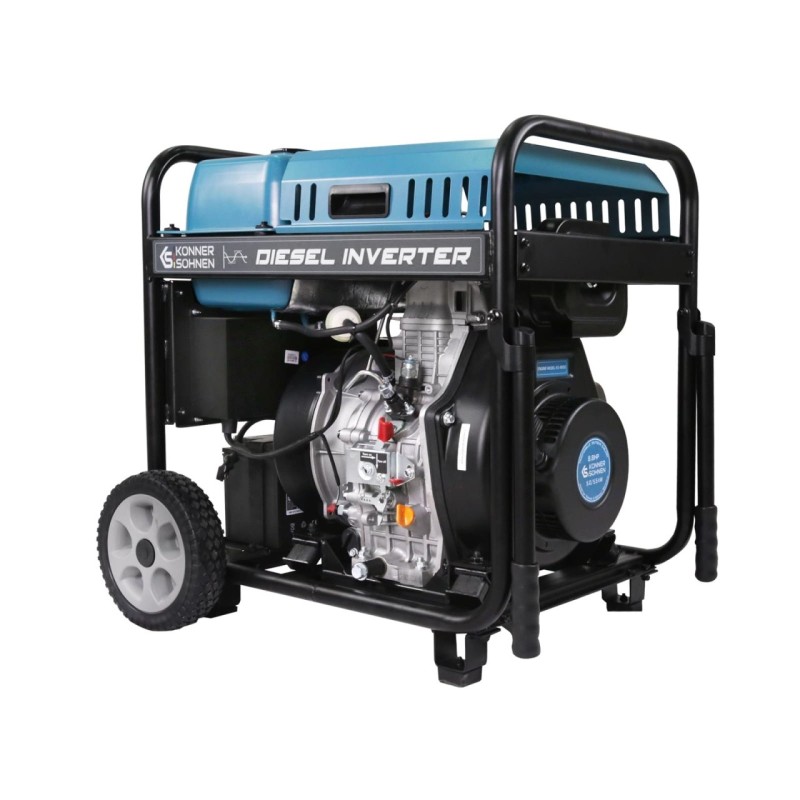 Generator de curent 5.5 kW inverter - DIESEL - Konner & Sohnen - KS-6100i-DЕ-ATSR