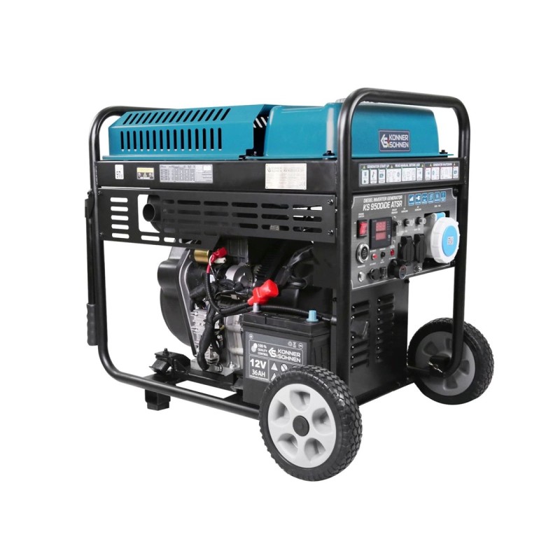 Generator de curent 10 kW inverter - DIESEL - Konner & Sohnen - KS-9500i-DЕ-ATSR Generator de curent 10 kW inverter - DIESEL - Konner & Sohnen - KS-9500i-DЕ-ATSR