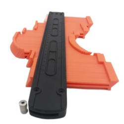 Sablon Profesional cu mecanism interior din aluminiu, pentru copiere forme, lung. 250mm - CNO-COPYCAT