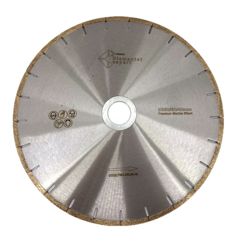 Disc DiamantatExpert Laser pt. Marmura - Sandwich Silentios - 355mm Super Premium - DXQZ.PMS.350.60-40